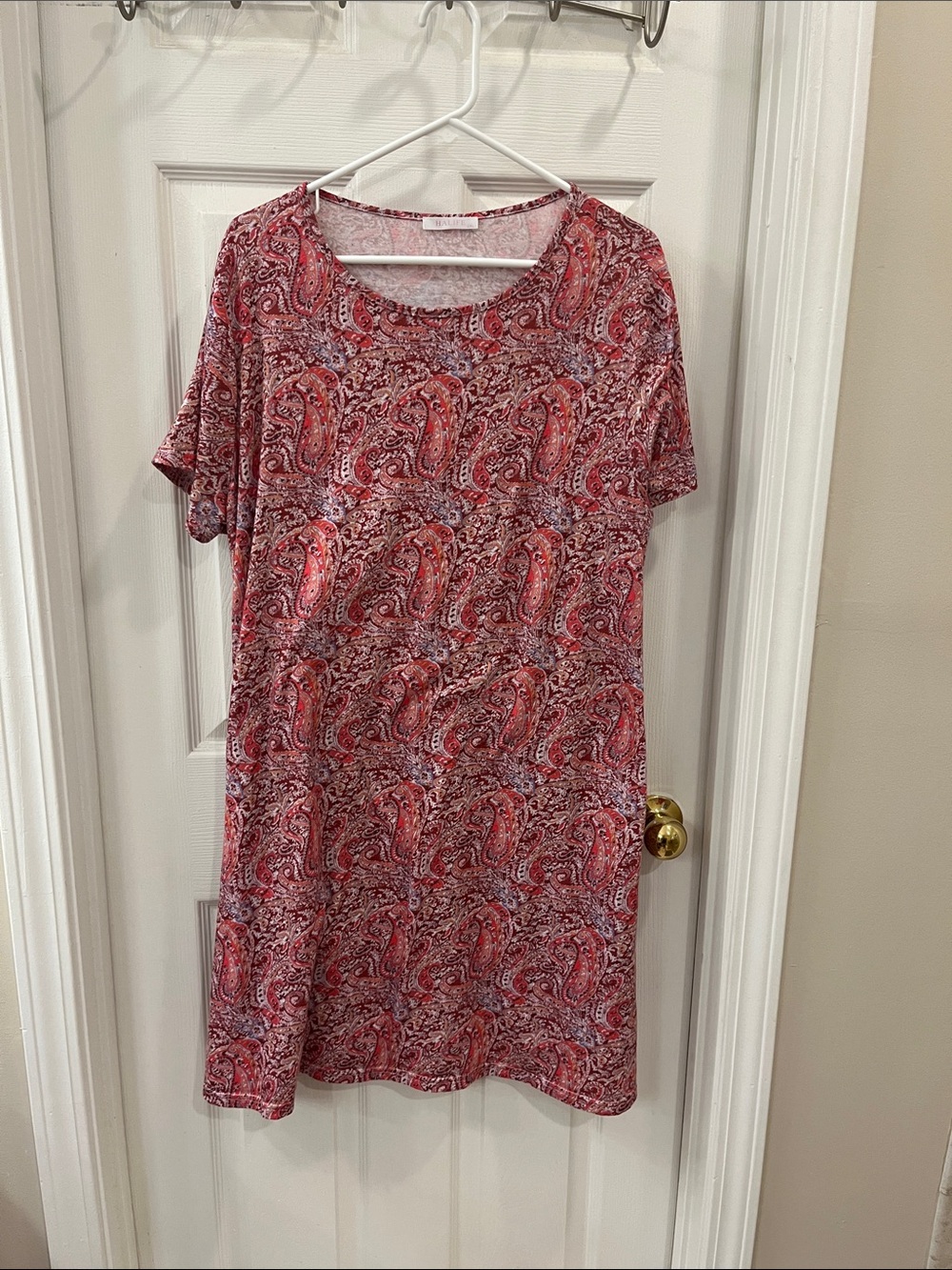 Alife Red Paisley Print Dress